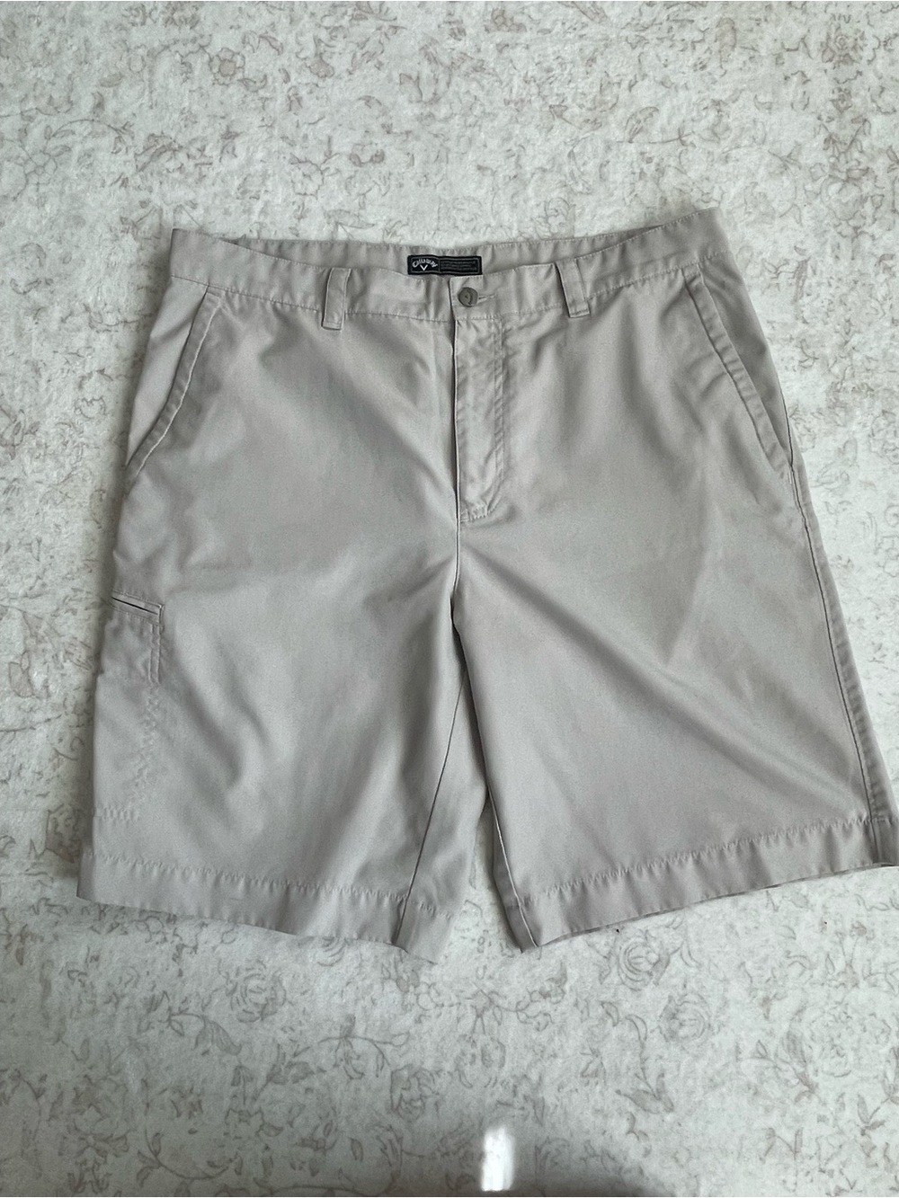 Callaway Light Beige Men’s Performance  Golf  Shorts
